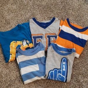 5 - Size 4T short sleeve shirts